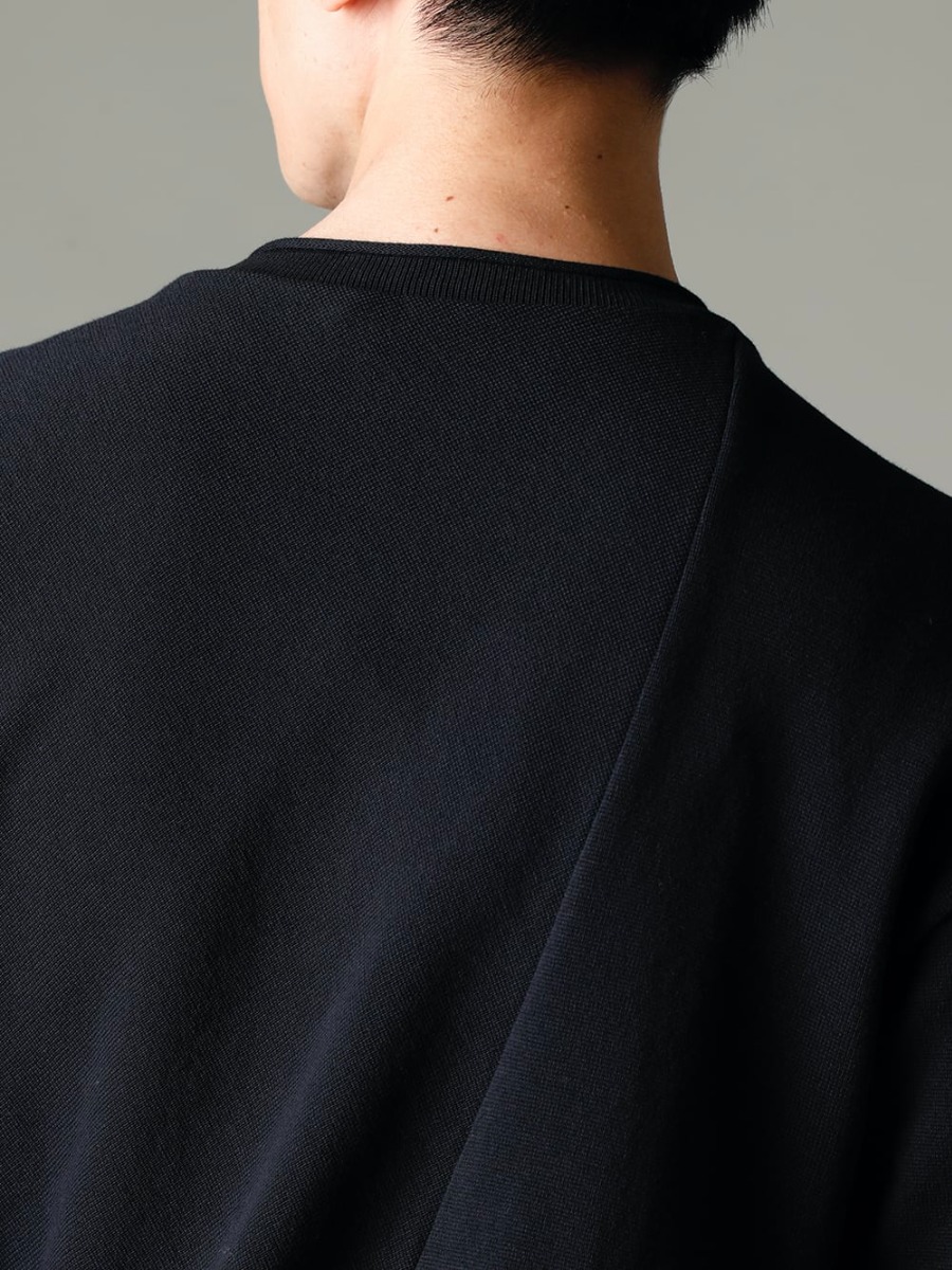 GARMENT REPRODUCTION OF WORKERS(ガーメント リプロダクション オブ ワーカース) 22-23AW(秋冬) カジモド ニットはシンプルながら存在感のあるアイテム - Quasimodo-Knit-Sew-Black カジモド ニット ソー ブラック 3-003