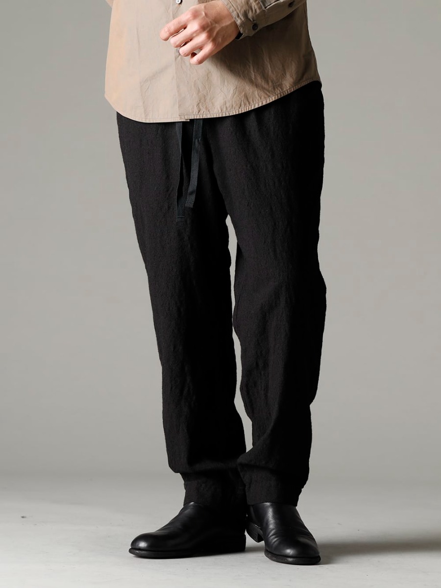 NOUSAN(ノウザン) 22-23AW(秋冬) 冬のファッションに少しアクセントを - villa-b-22-23aw ワイド イージー パンツ - 988X バックジップミドルブーツ - ホースフルグレインレザー - 988X 3-005