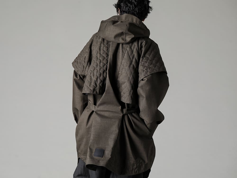 Norwegian Rain-ノルウェージャンレイン 22-23AW(秋冬) 独自のファッション性に加え、随所のディテールまで気を配られたデザイン  - Gdansk-Unisex-Mixed-Army-Green-グダニクス ユニセックス - O14KN2-Mustard-クルーネックニットベストファインメリノウール マスタード  2-005