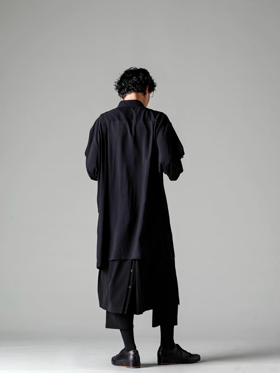 Yohji Yamamoto-ヨウジヤマモト 2022SS(春夏) Yohji Yamamoto-ヨウジヤマモト - 2022SS(春夏) collection Style #1 1-001