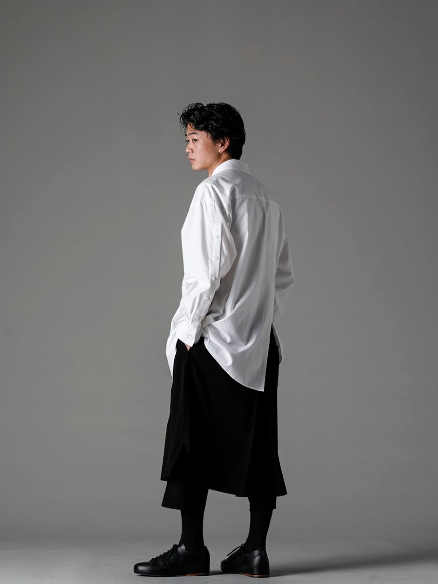 Yohji Yamamoto-ヨウジヤマモト 2022SS(春夏) Yohji Yamamoto-ヨウジヤマモト - 2022SS(春夏) collection Style #2 2-001