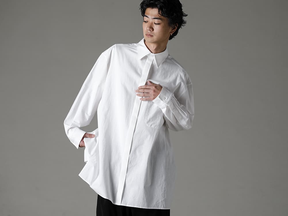 Yohji Yamamoto-ヨウジヤマモト 2022SS(春夏) Yohji Yamamoto-ヨウジヤマモト - 2022SS(春夏) collection Style #2 2-003