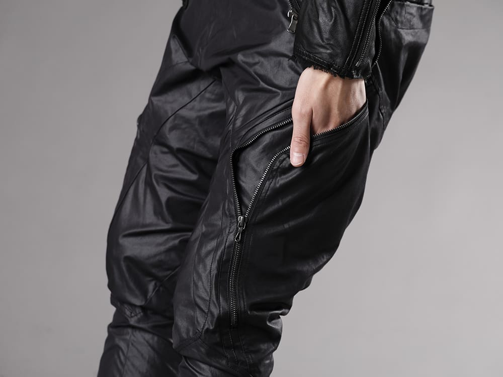 JULIUS 2022-23AW - Cargo pants with a glossy and elegant look. - 797PAM12(Cargo Pants Polyester Cotton Cloth) - 3-005