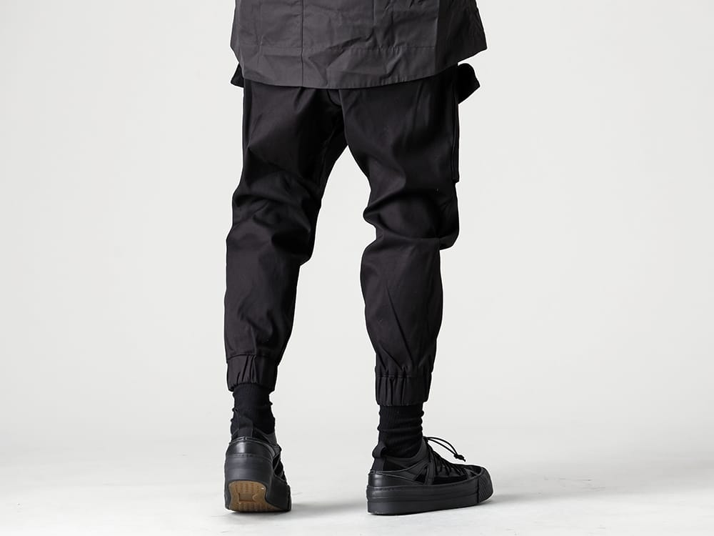 RIPVANWINKLE 2022-23AW Select leather sneakers with a luxurious leather feel for your feet. - RB-409 - Cross Cargo Pants - VI-3555-09-Black - Sneaker Black 3-002