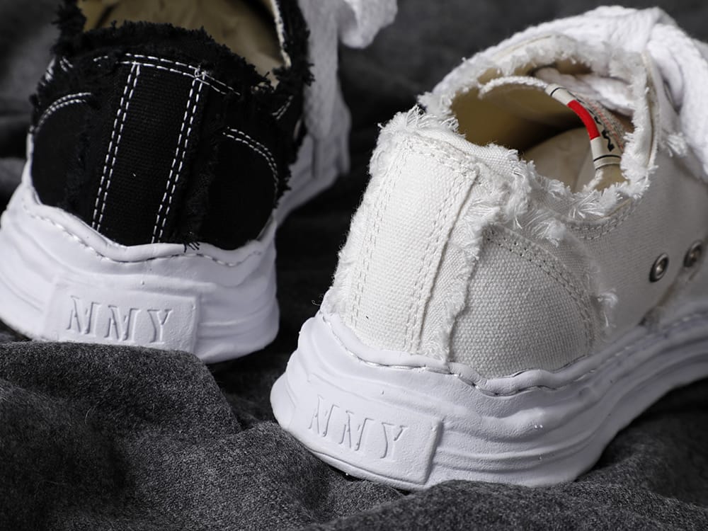 Maison MIHARAYASUHIRO - メゾン ミハラヤスヒロ 23SS -HANK low- original sole mix canvas sneakers 1-003