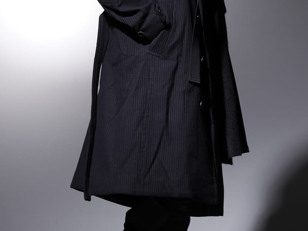 ユリウス 2022-23AW - ミニマルで季節感のあるコート/ストール - 757COM3(オーバー トレンチコート) - 2-008