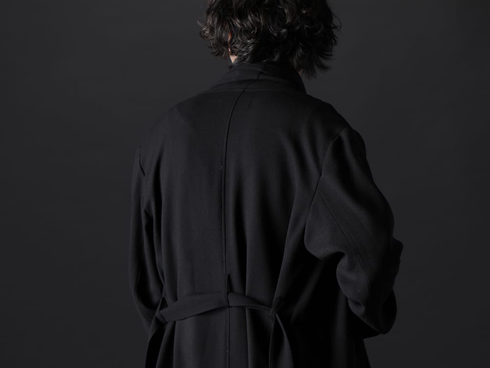 クジャク 2022-23AW - ライトな羽織としてオールシーズン着用を楽しめるkujakuのロングカーディガン。 - KJ-22AW20(イブキフロ カーディガン) - 3-010