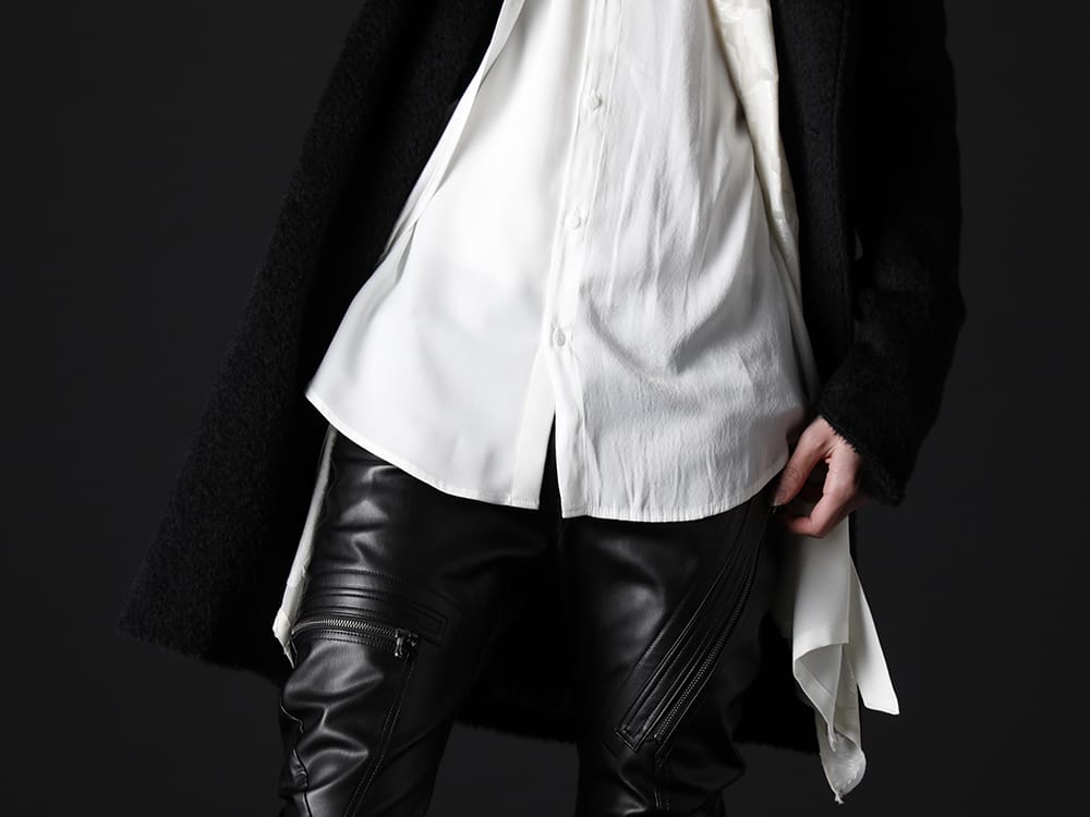 kiryuyrik 2022-23AW - Napoleon jacket made of seasonal fabric - KO-HB20-906-white(Crazy Pattern Stoal Shirts White) - 2-006