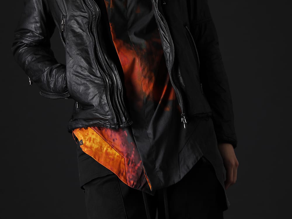 ザ ヴィリディアン / ユリウス 2022-23AW - タイトでThe Viridi-anneらしさのあるレザージャケット。 - VI-3504-06-Black(ゴートレザー ジャケット ブラック) 787SHM2-P(DUSK プリズム カットシャツ) - 2-006