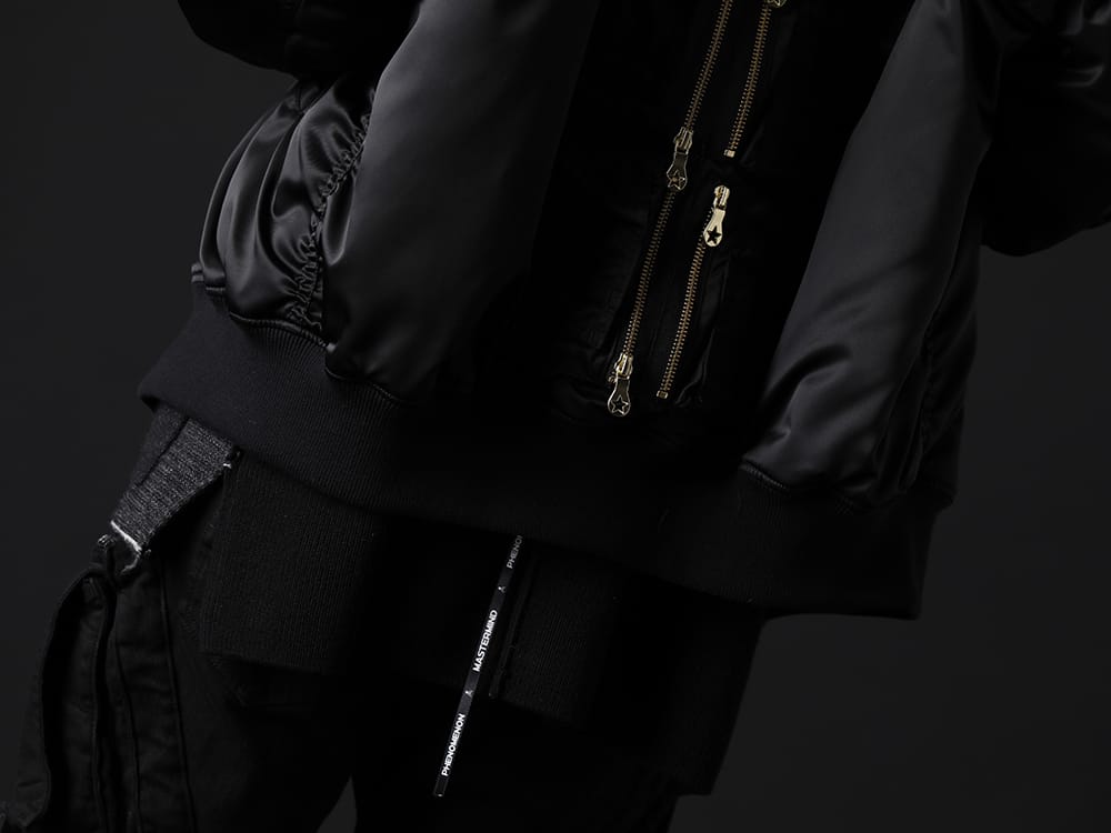 フェノメノン 2022-23AW - インパクトを与える唯一無二の背面ディテール - ILLCS22A-036(マスターマインド・ワールド × フェノメノン クロス ループ MA-1) - 2-009