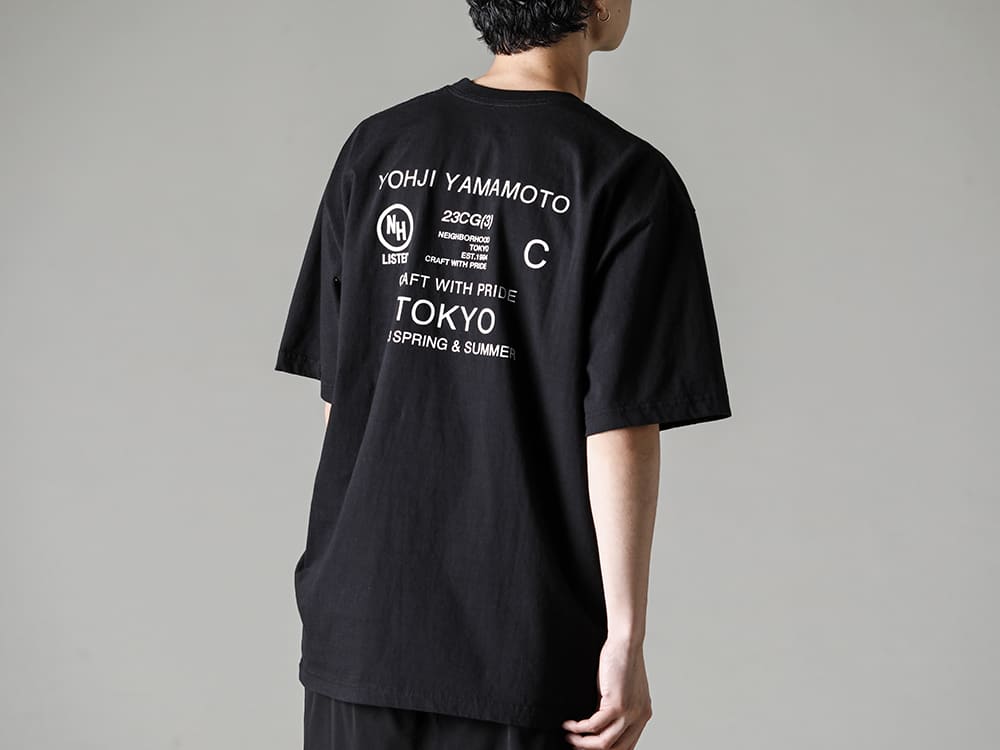 海外輸入 NH NEIGHBORHOOD YAMAMOTO TEE NH L X YOHJI DEC.8 YAMAMOTO