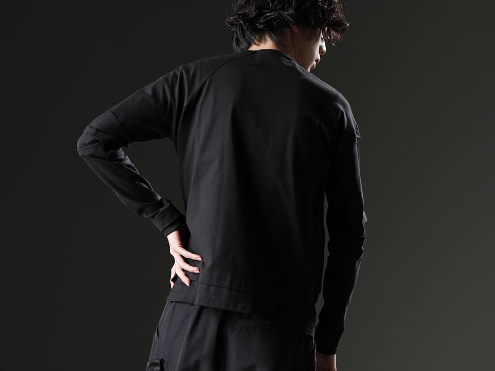 ザ ヴィリディアン 2022-23AW - シンプルだからこそ光る、 素材の良さとデザイン。 - VI-3546-01-Black(袖レイヤードT ブラック) - 2-013