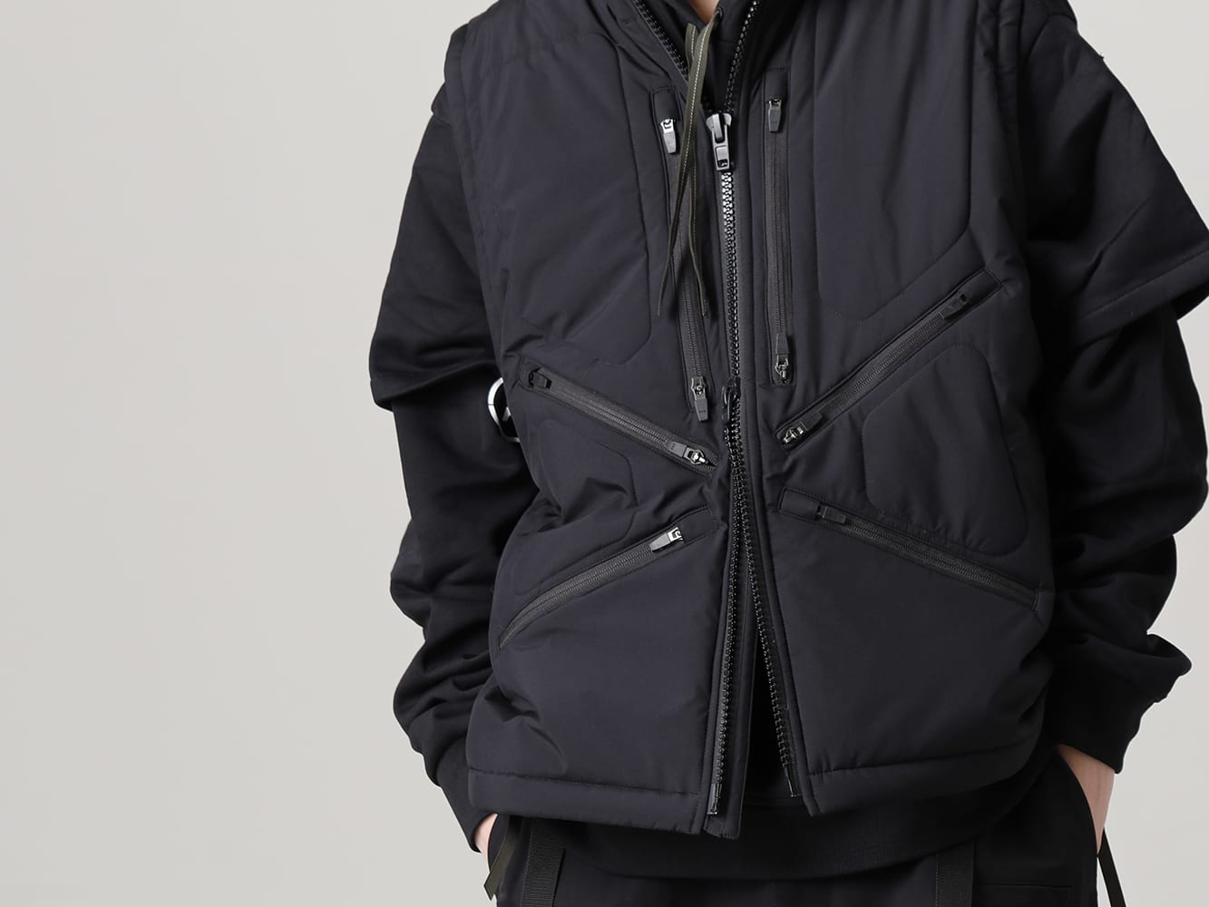 ACRONYM 2022-23AW - Insulated vest (V91-WS)  - V91-WS(Insulated Vest) - 1-001