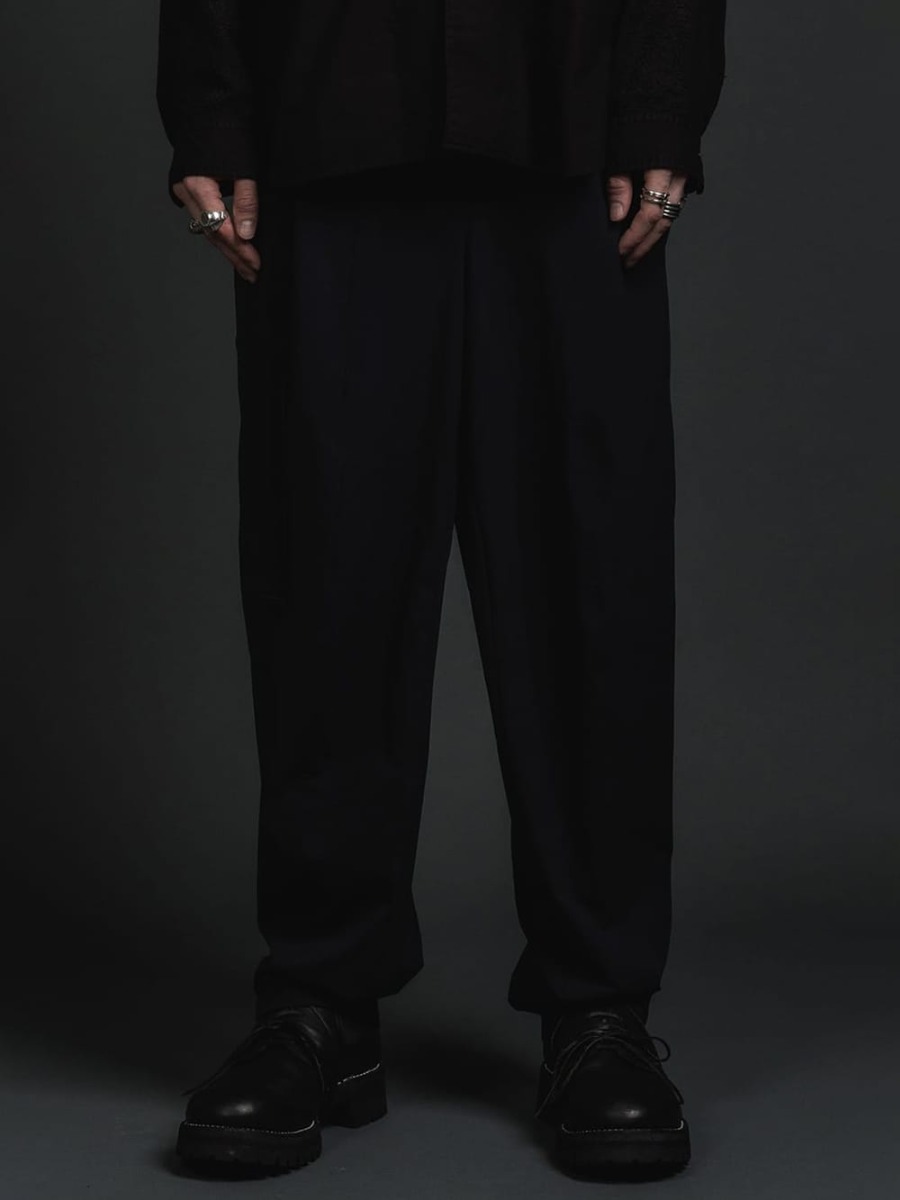 The Viridi-anne - ザ ヴィリジアン 2023SS VI-3562-04 - 撥水加工 ストレッチ ワイドパンツ 10-002