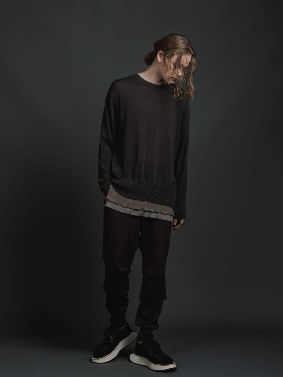 The Viridi-anne - ザ ヴィリジアン 2023SS VI-3587-07 - レイヤード リブ セーター 7-001