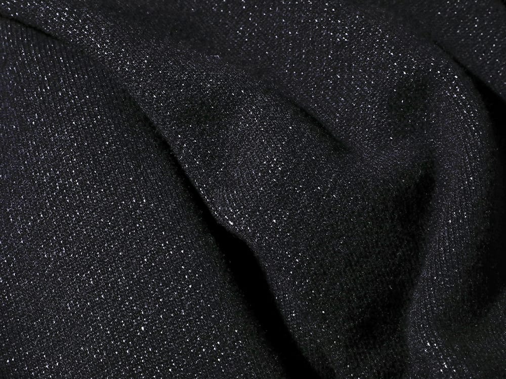 The Viridi-anne - ザ ヴィリジアン 22-23AW アウターの中におすすめのハイネックプルオーバー  - VI-3533-01-Black - 綿ウール裏毛　ハイネックプルオーバー 2-001