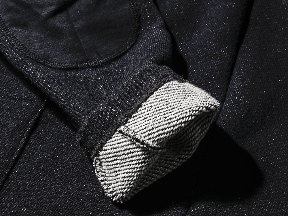 The Viridi-anne - ザ ヴィリジアン 22-23AW アウターの中におすすめのハイネックプルオーバー  - VI-3533-01-Black - 綿ウール裏毛　ハイネックプルオーバー 2-002