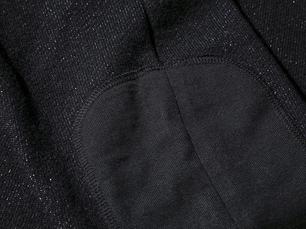 The Viridi-anne - ザ ヴィリジアン 22-23AW アウターの中におすすめのハイネックプルオーバー  - VI-3533-01-Black - 綿ウール裏毛　ハイネックプルオーバー 2-003