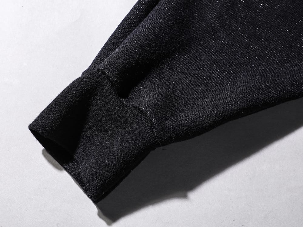 The Viridi-anne - ザ ヴィリジアン 22-23AW 秋冬スタイリングのアクセントになるドロップクロッチパンツ - VI-3535-04 - 綿ウール裏毛　ドロップクロッチパンツ 3-003