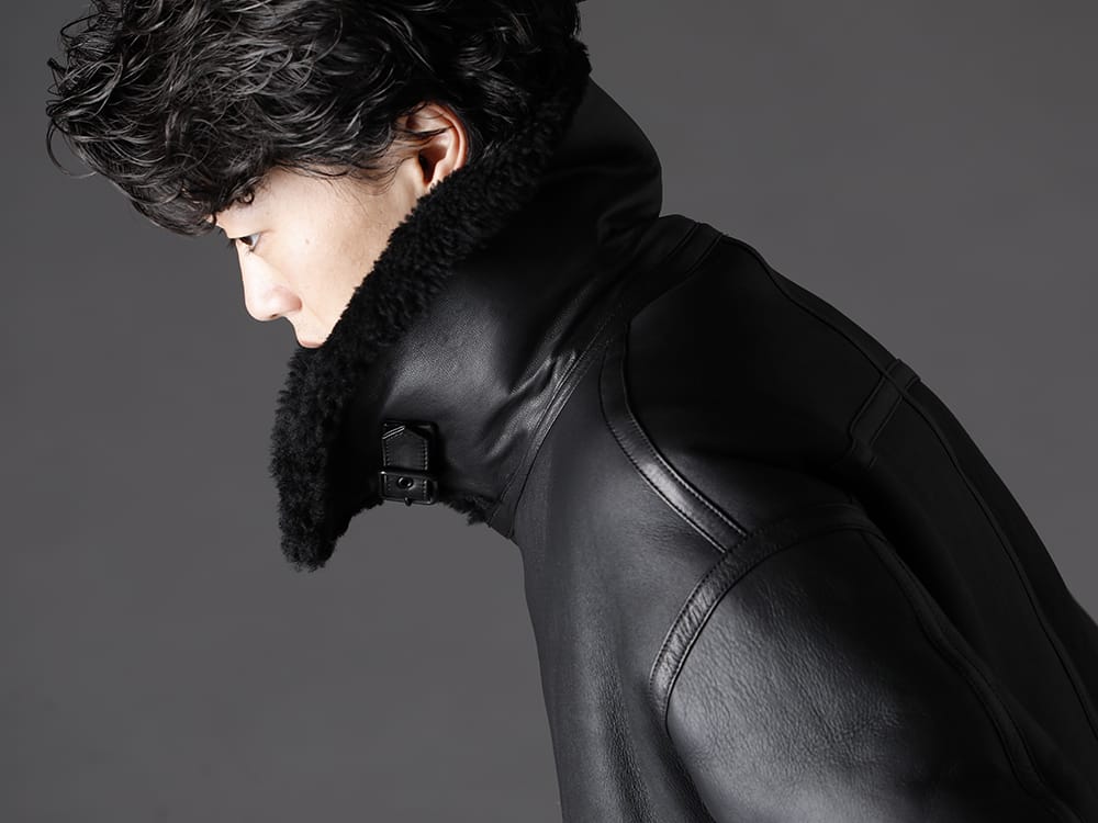 The Viridi-anne 2022-23AW - Mouton jacket with details of rider jacket - VI-3503-06(Mouton Jacket) - 2-010