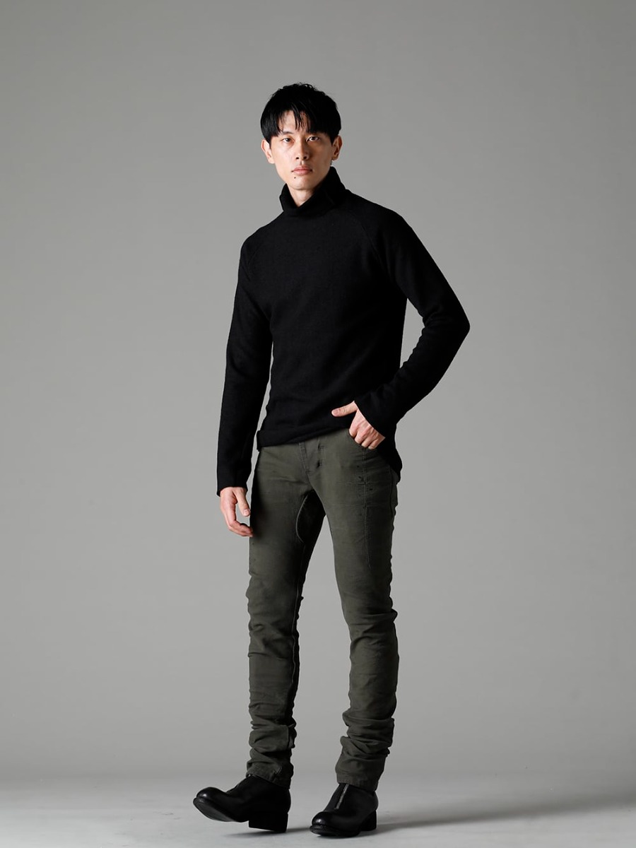 Boris Bidjan Saberi 22-23AW The special processing creates a unique texture  - P13-TF-FIF10003-WEHR-GRUN P13. TF FIF10003 WEHR GRÜN - PL0FZ Orthopaedic Decollete Shoes Double Sole Horse Full Grain - PL0FZ 2-001