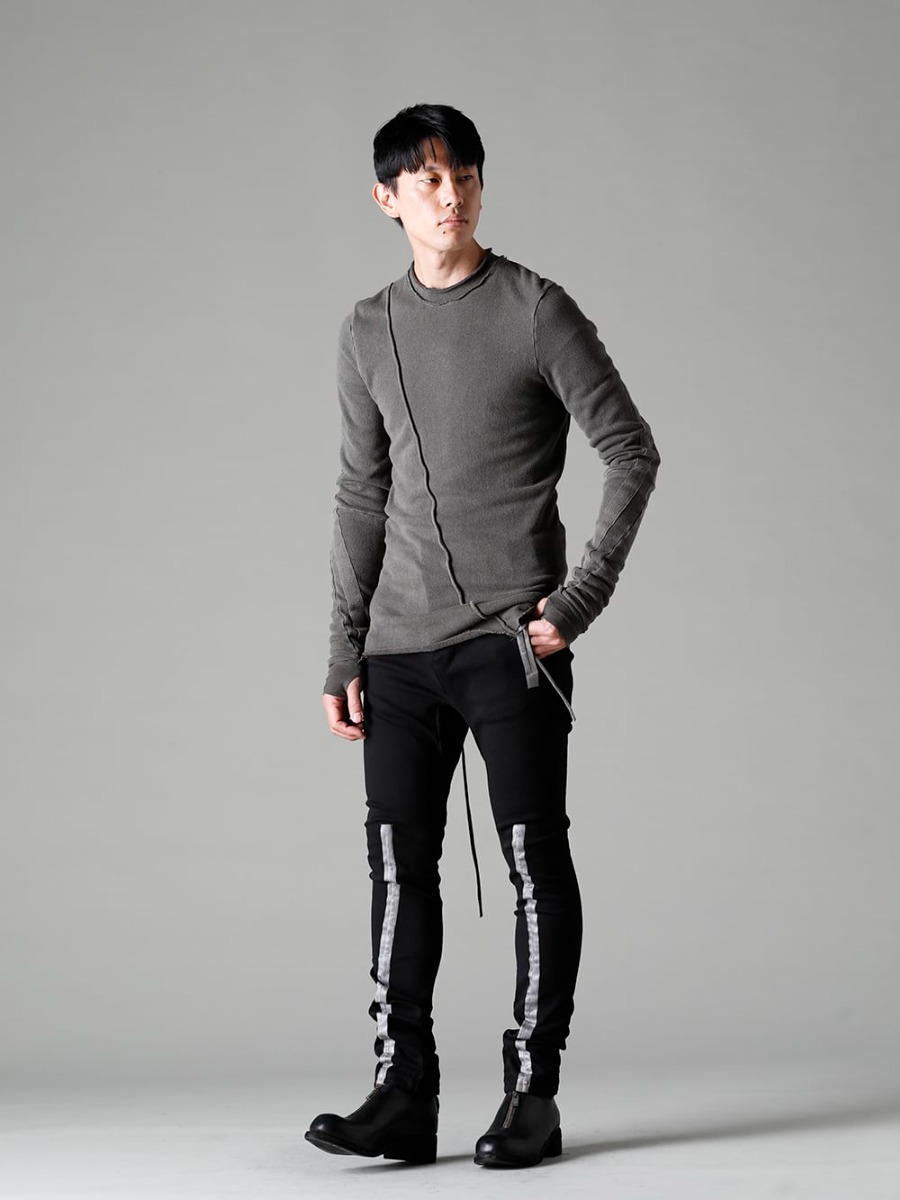 Boris Bidjan Saberi 22-23AW P11 with a distinctive design - M2973 Iconic Bound Top - P11-F1939-BLACK P11 F1939 BLACK - PL0FZ Orthopaedic Decollete Shoes Double Sole Horse Full Grain - PL0FZ 3-001
