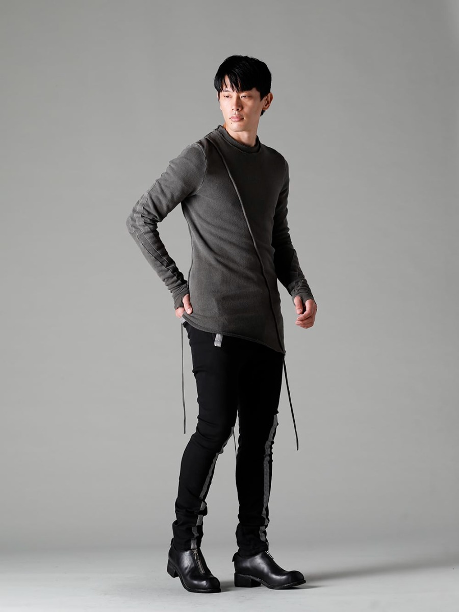 Boris Bidjan Saberi 22-23AW P11 with a distinctive design - M2973 Iconic Bound Top - P11-F1939-BLACK P11 F1939 BLACK - PL0FZ Orthopaedic Decollete Shoes Double Sole Horse Full Grain - PL0FZ 3-002