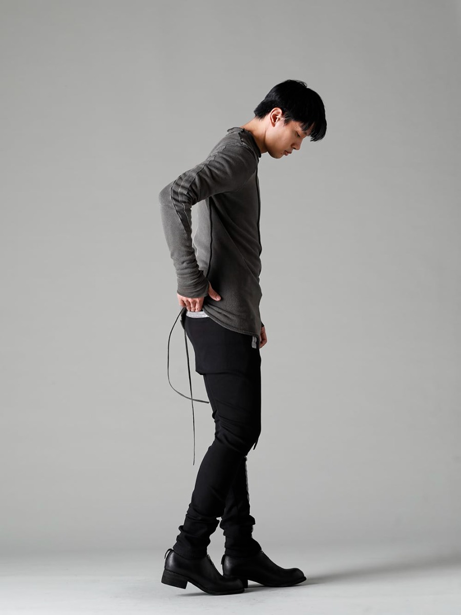 Boris Bidjan Saberi 22-23AW P11 with a distinctive design - M2973 Iconic Bound Top - P11-F1939-BLACK P11 F1939 BLACK - PL0FZ Orthopaedic Decollete Shoes Double Sole Horse Full Grain - PL0FZ 3-003