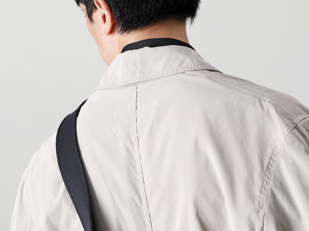 Maison Margiela 2022-23AW The water-repellent polyester fabric is densely woven and finished to protect from rain and dirt.  - S51AH0184 - Trench Coat - IH-22FW-B010-FJ-Black - Chest Pockets Shirt Black - SB1WB0002 - Glam Slam Camera Bag 2-003