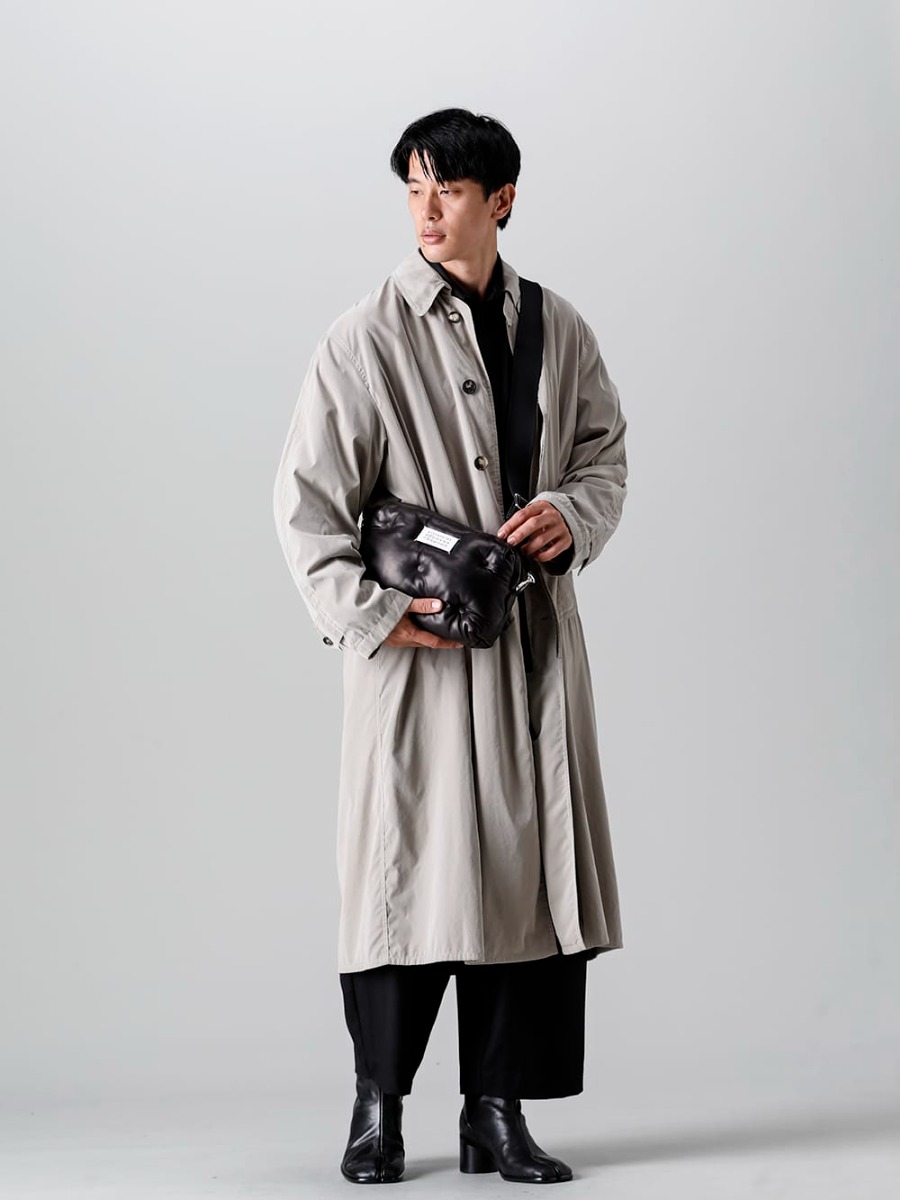 Maison Margiela 2022-23AW - S51AH0184 - Trench Coat - SB1WB0002 - Glam Slam Camera Bag - S57WU0132 - Tabi Ankle Boots 6cm 6cm  4-001