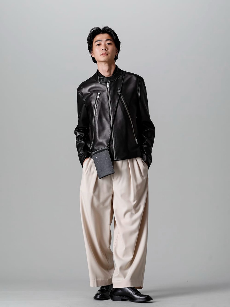 A brand mix style with Maison Margiela 5 ZIP riders! - FASCINATE BLOG