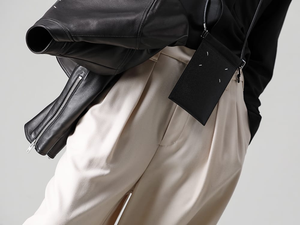 VU - ヴウ 2022-23AW 見出し3 - vu-a22-p10 Off white - ニー ワイドパンツ - IH-22SS-S001-RC - レザーシューズ 3-002