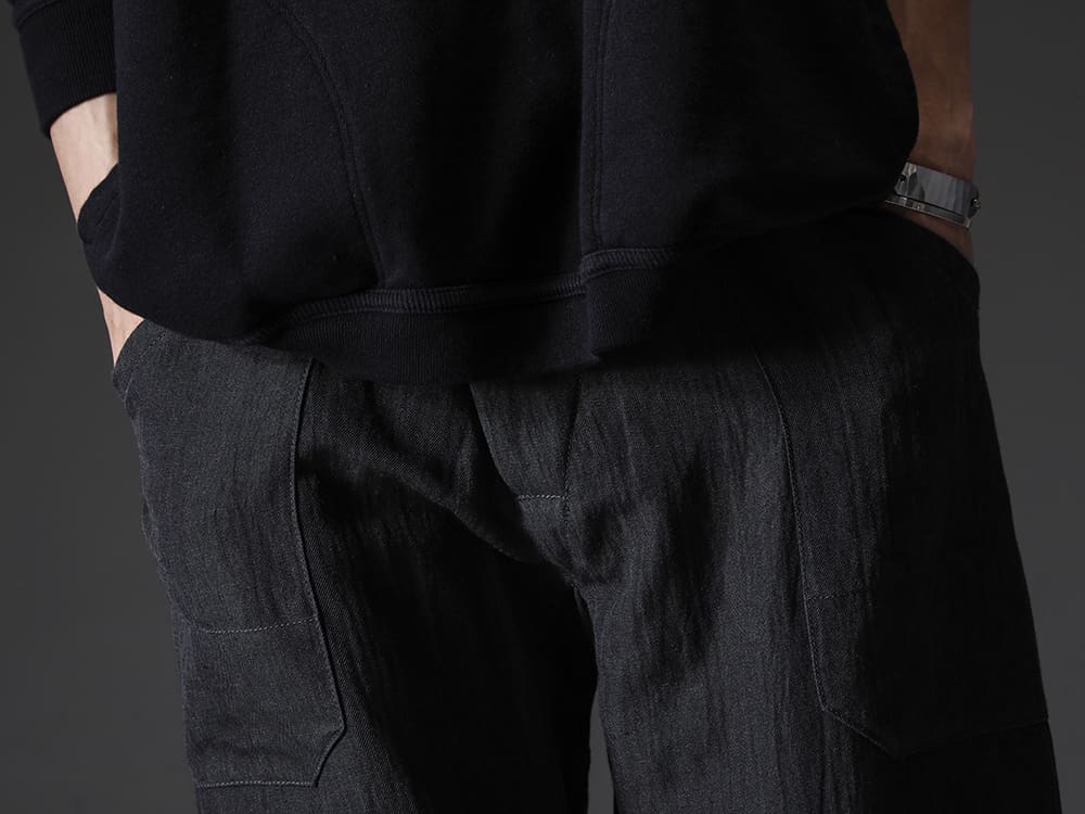 JAN-JAN VAN ESSCHE 22-23AW Versatile classic trousers for all seasons - TROUSERS#67 Trousers #67, smi wool/linen twill Handsewn-Classic-Lo   4-001