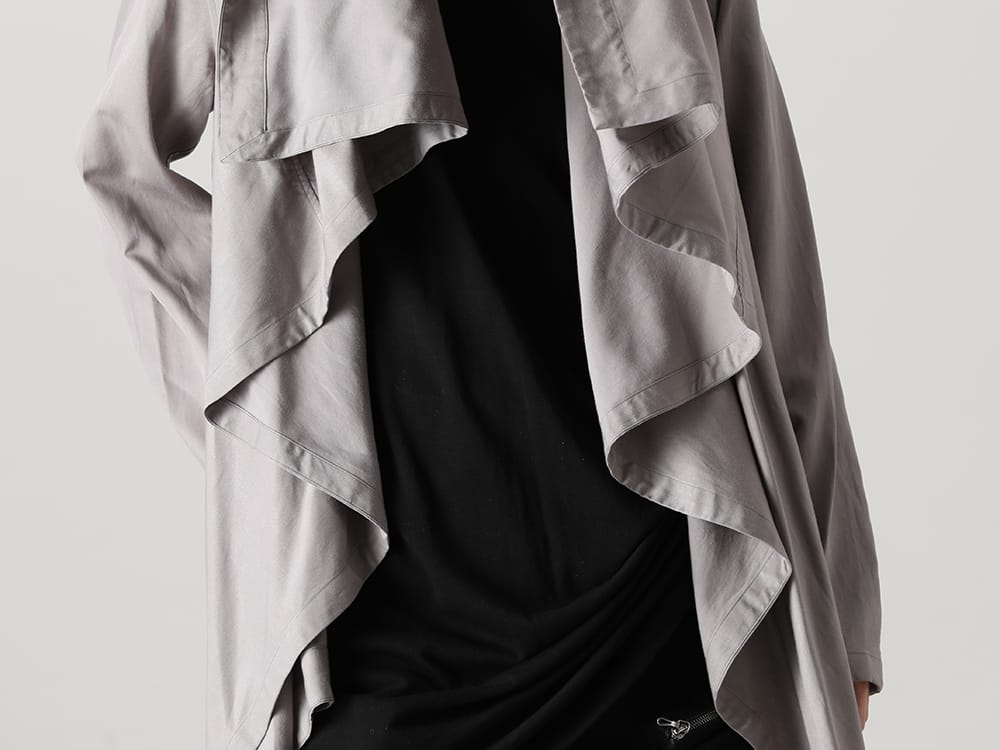 JULIUS 2023SS - The JULIUS 2023SS collection is now available! Sales have started both in-store and online! - 819CUM3-gray(Cotton/Cupro Jersey Drape Cardigan Gray) 819CUM4-black(Cotton/Cupro Jersey Drawcord Short Sleeve T-Shirt Black) - 2-014