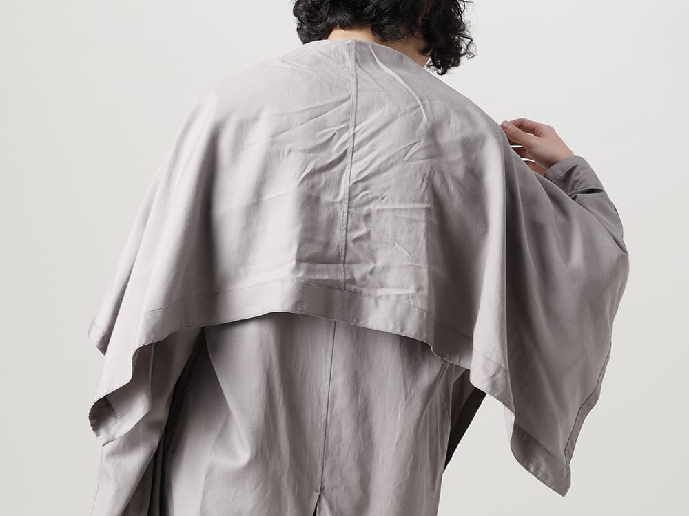 JULIUS 2023SS - The JULIUS 2023SS collection is now available! Sales have started both in-store and online! - 819CUM3-gray(Cotton/Cupro Jersey Drape Cardigan Gray) 819CUM4-black(Cotton/Cupro Jersey Drawcord Short Sleeve T-Shirt Black) - 2-016