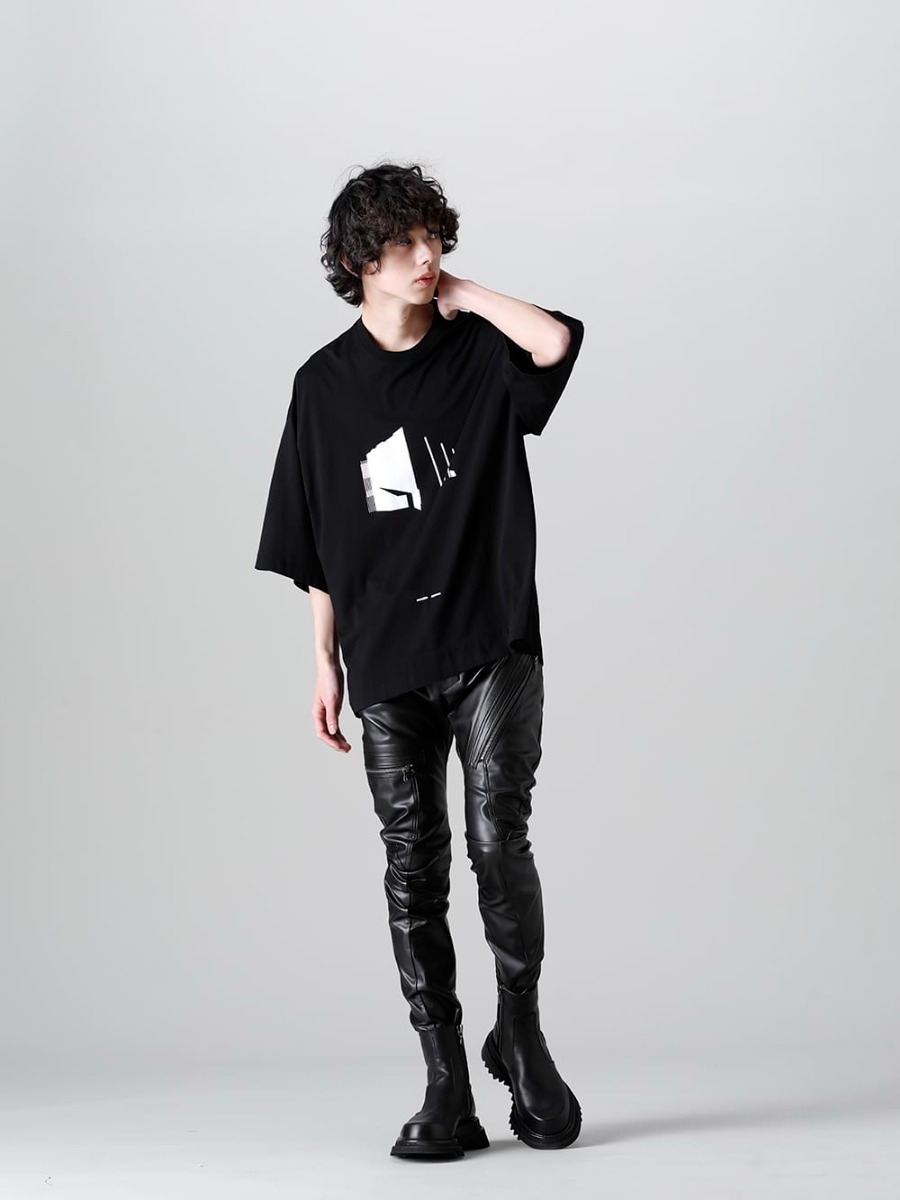 JULIUS 2023SS - The JULIUS 2023SS collection is now available! Sales have started both in-store and online! - 817CPM1(Cotton/Modal Jersey Front Print Short Sleeve T-Shirt) - 3-004