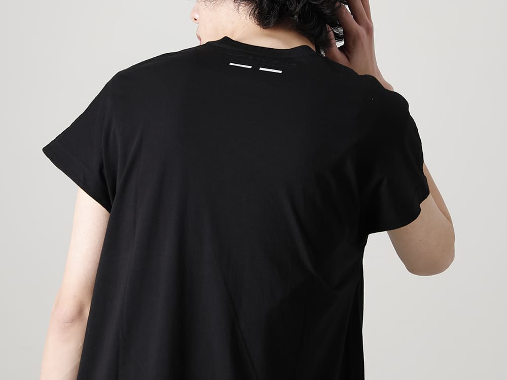 JULIUS 2023SS - The JULIUS 2023SS collection is now available! Sales have started both in-store and online! - 817CPM3-Black(Cotton/Modal Jersey Front Print Short Sleeve T-Shirt Black) - 3-009