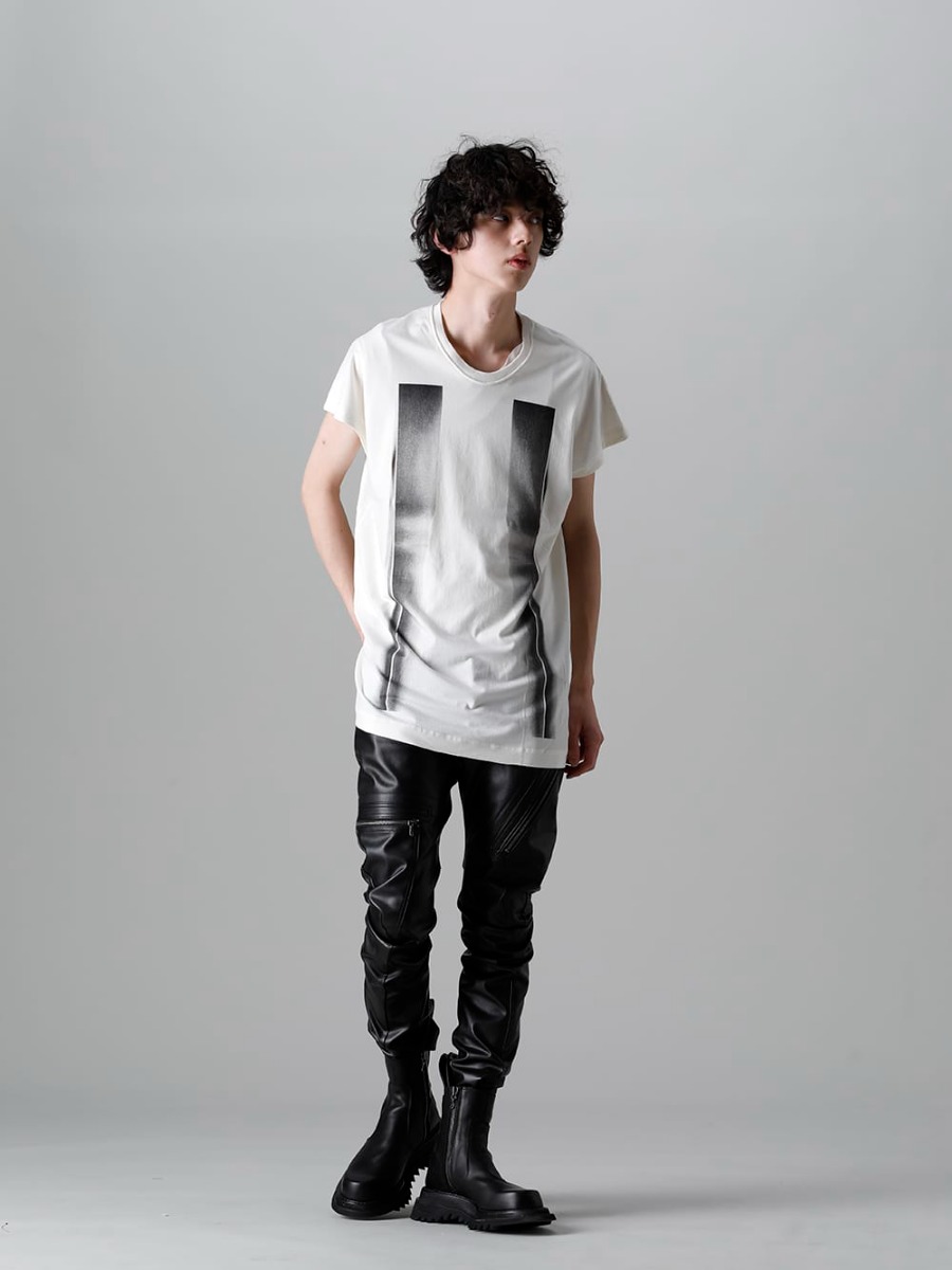 JULIUS 2023SS - The JULIUS 2023SS collection is now available! Sales have started both in-store and online! - 817CPM3-Raw(Cotton/Modal Jersey Front Print Short Sleeve T-Shirt Raw) - 3-010