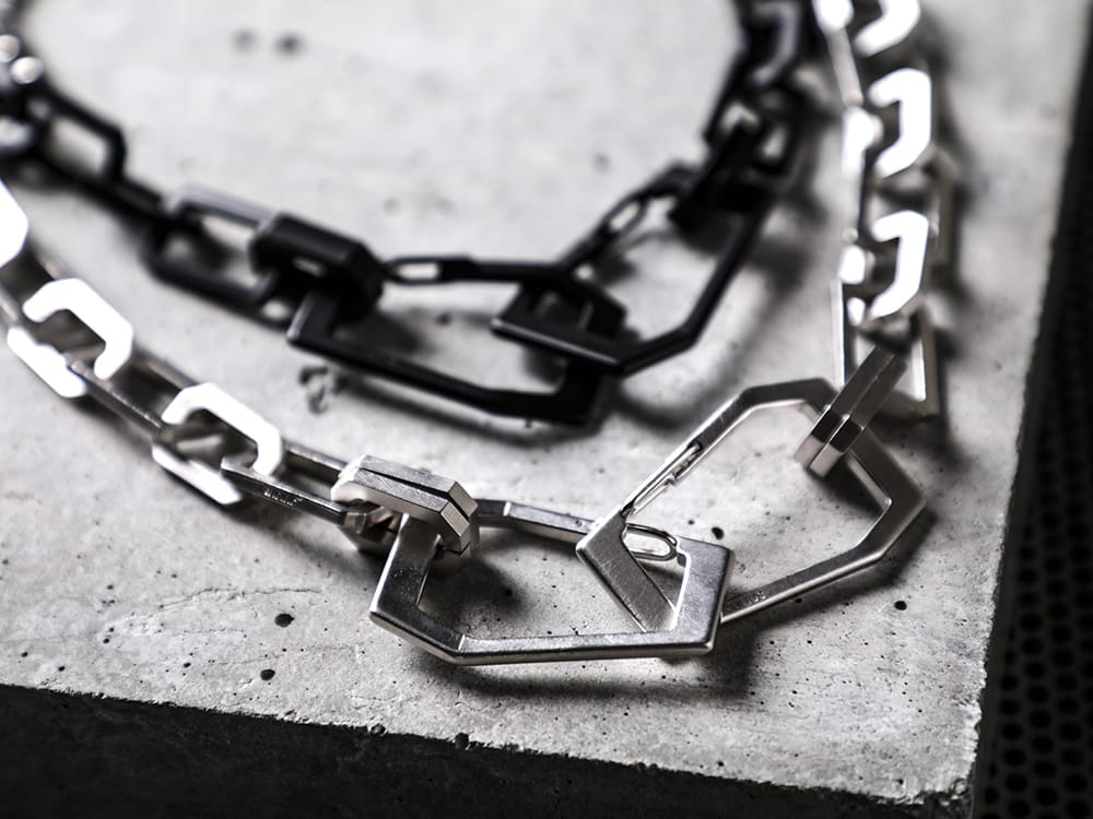 JULIUS 2023SS - The JULIUS 2023SS collection is now available! Sales have started both in-store and online! - 817ACU15-silver(Chain Necklace Silver) 817ACU15-black(Chain Necklace Black) - 5-002