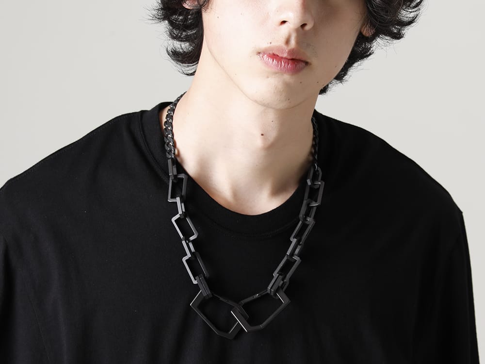 JULIUS 2023SS - The JULIUS 2023SS collection is now available! Sales have started both in-store and online! - 817ACU15-black(Chain Necklace Black) - 5-009