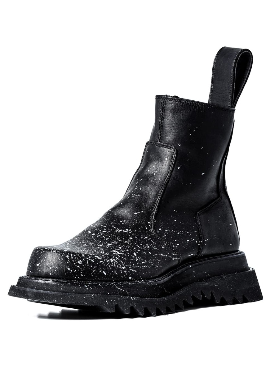 ユリウス 2023PS - JULIUS(ユリウス) 2023PSコレクション ファイナルデリバリー！只今より店頭・通販共に販売開始！ - 807FWM2-P(カウスキン ペイント サイドジップブーツ) - 1-005