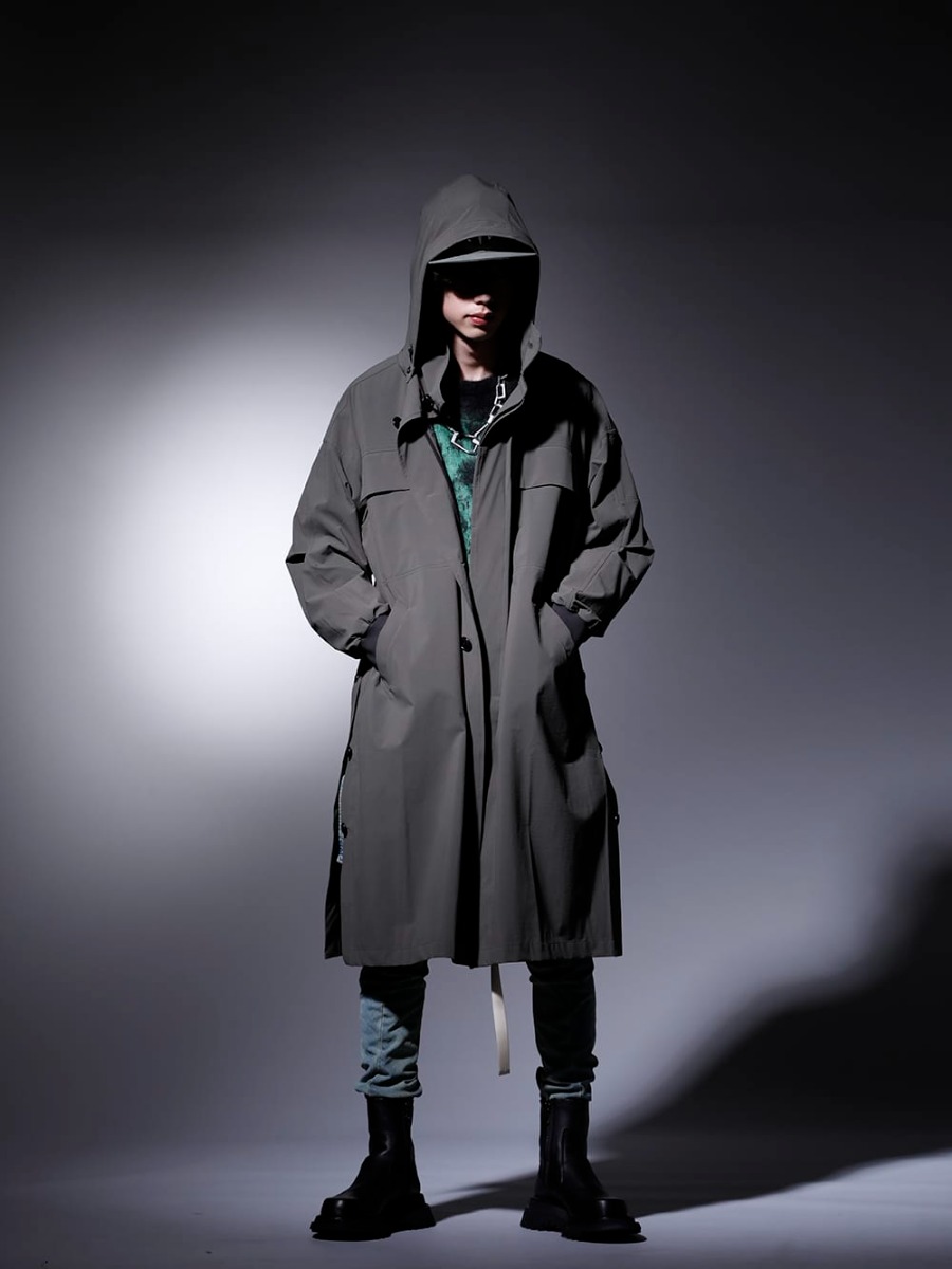 The Viridi-anne / SAINT MICHAEL / JULIUS / NVCLEAR 2023SS - A spring-like casual style in earth colors - VI-3560-06-Dark-Olive(Water-Repellent Stretch Hooded Coat Dark Olive) SM-A22-0000-072(BORN X RAISED × ©SAINT M×××××× CLOWN Knit Black) 807PAM6-ID(10.5oz Stretch Denim Damage Painted Cargo Skinny Denims Indigo) 807FWM2(Cow Skin Side Zip Boots) 807FWM2(Cow Skin Side Zip Boots) NV_002-Vintage-Green(NV LOGO FR ARMY COTTON CAP VINTAGE GREEN) 817ACU15-silver(Chain Necklace Silver) 807ACU1-Off-White(Cow Skin / Nylon Tape Belt Off White) - 1-005