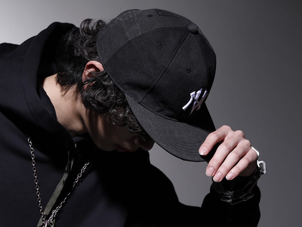 ニュークリア 2023SS - 洗練された作品に映えるジュエリー - NV_002-Black-Dye(NVロゴ フロント アーミーコットンキャップ ブラックダイ) - 2-013