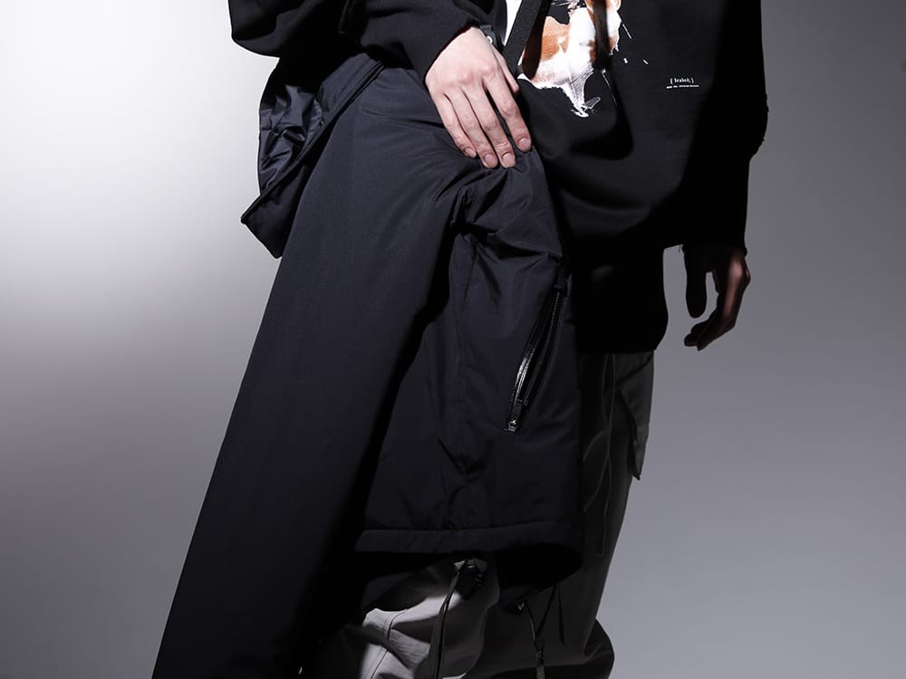 ACRONYM / JULIUS / 11 by Boris Bidjan Saberi 2023SS - The best coach jacket with attention to detail - J95-PL(Insulated Coach Jacket) 807CUM4-Black(Cotton Sweat Damaged Pullover Black) BEANIE1-11xNE-Black-light-gray(11 by BBS × New Era - BEANIE1 11xNE Black × Light Grey) - 2-014