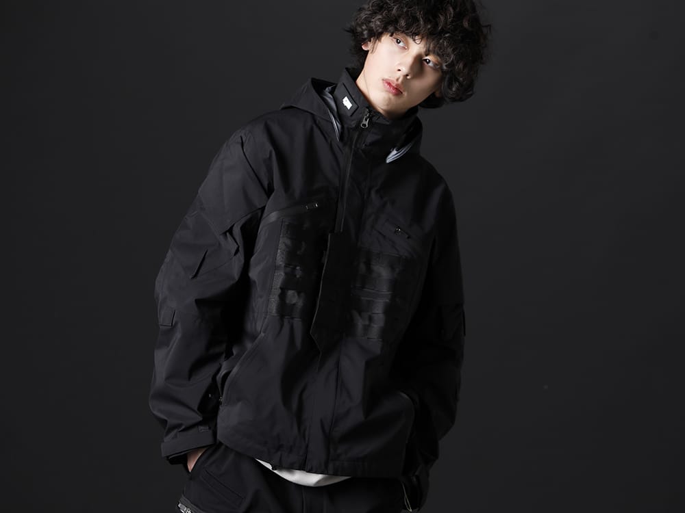 アクロニウム 2023SS - 多くの機能を備える、ブランドを代表する1着 - J1WTS-GT-Black(Tex-Sys Jacket Black) - 2-001