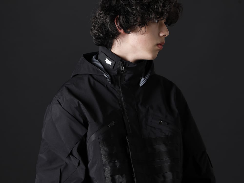 アクロニウム 2023SS - 多くの機能を備える、ブランドを代表する1着 - J1WTS-GT-Black(Tex-Sys Jacket Black) - 2-004