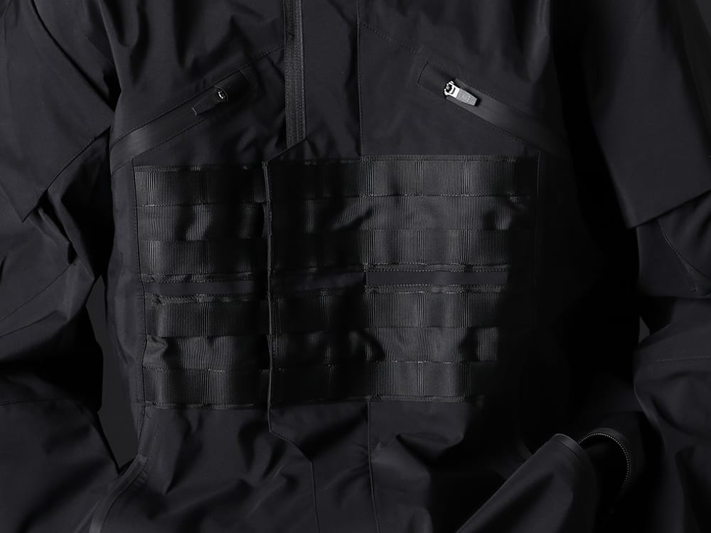アクロニウム 2023SS - 多くの機能を備える、ブランドを代表する1着 - J1WTS-GT-Black(Tex-Sys Jacket Black) - 2-005