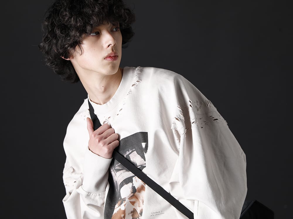 アクロニウム / ユリウス 2023SS - 多くの機能を備える、ブランドを代表する1着 - J1WTS-GT-Black(Tex-Sys Jacket Black) 807CUM4-Plaster(コットンスウェット ダメージプルオーバー プラスター) - 2-013