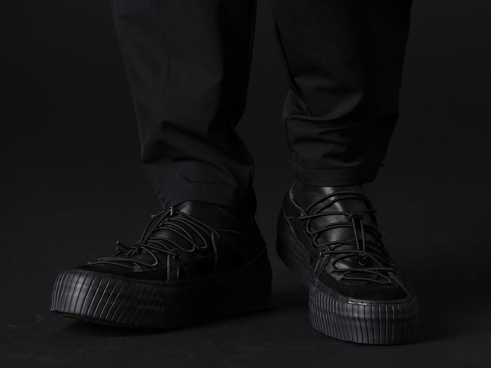 ザ ヴィリディアン 2023SS - ストレスのかからない着用ができるカーゴパンツ - VI-3555-09-Black(スニーカー ブラック) - 3-013