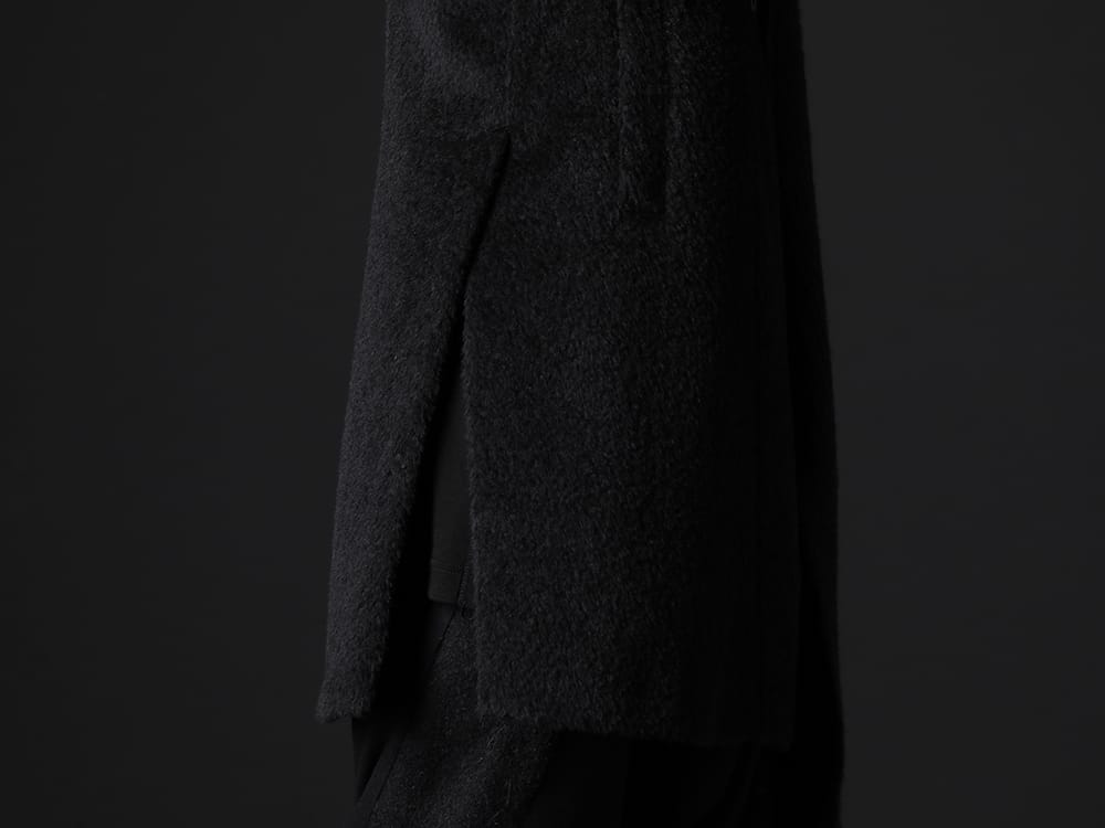 kiryuyrik 2023PS - Coats and scarves are standard items from various brands. - KO-HJ29-105-black(Alpaca Shaggy Single Napoleon Jacket Black) - 2-008